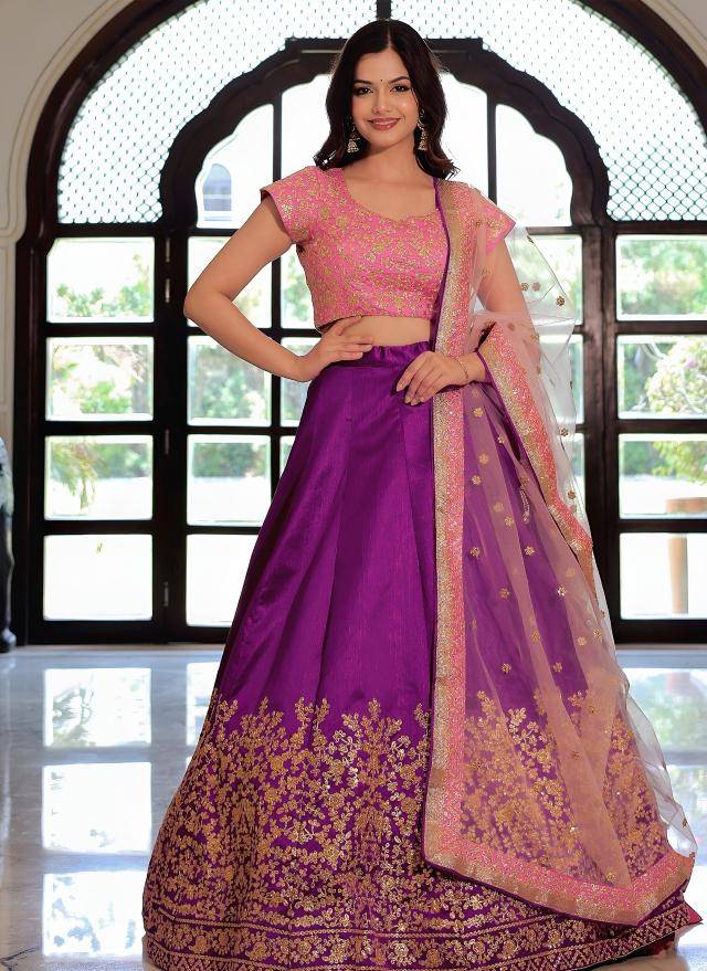 Zeel Clothing vol 30 Silk Indian bridal lehenga choli in Surat